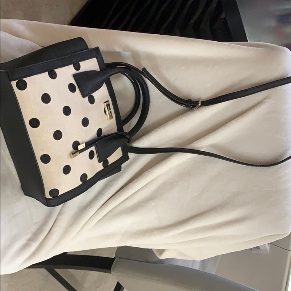 Polka dot Kate spade purse
